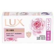京东特价APP：Lux 力士 精油香氛香皂 恒久嫩肤3块+幽莲2块 （共105g*5块）