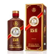 五粮液股份 15酱 酱香型白酒 53度 500ml*6瓶 整箱装（限量版）（中秋送礼）