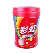 彩虹糖 原果味120g单瓶装 婚庆糖果礼物 儿童休闲零食方便携带