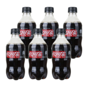 京喜APP：Coca-Cola 可口可乐 碳酸饮料 零度可乐 300ml*6瓶