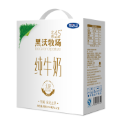 完达山 黑沃牧场 纯牛奶 250ml×12盒 （礼盒装）*4件
