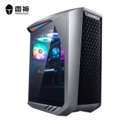 雷神(ThundeRobot)黑武士5 Shark水冷游戏台式电脑电竞主机(13代i9-13900K RTX4090 64G 2TSSD+4T 360水冷)