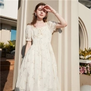 3COLOUR 三彩 女士雪纺连衣裙 D372H1021L1002