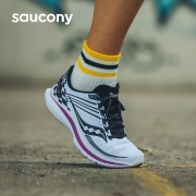 【99预售】Saucony索康尼跑步鞋运动鞋男女慢跑训练轻量跑鞋 菁华12 S20619-22SS 棋盘格配色-女 38