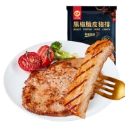 正大CP 黑椒脆皮猪排1kg 黑椒猪扒 猪肉生鲜 汉堡西餐猪扒肉国产猪肉