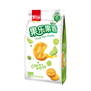 嘉士利 果乐果香夹心饼干 经典款青柠味 85g*1袋 拍6件