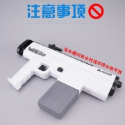 【现货闪发】抖音同款儿童玩具水枪电动沙滩戏水玩具自动喷水打水仗3-6岁男孩女孩生日礼物 电动水枪-白色普通电池款（现货秒发）