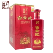 【中秋送礼】白云边  富贵吉祥酒 浓酱兼香型白酒 45度 500ml*6瓶 整箱装