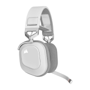 美商海盗船 (USCORSAIR) HS80 RGB 无线版 白色 游戏耳机 无线/USB连接 杜比音效 麦克风 多平台支持 线控1099元