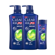 清扬 清爽控油型 去屑洗发露500g*2瓶+100g