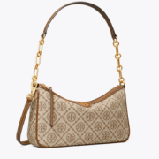 Tory Burch 汤丽柏琦T MONOGRAM老花双T腋下包