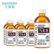 SUNTORY 三得利 无糖乌龙茶饮料 0糖0脂 350ml*6瓶装无糖茶