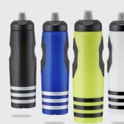 adidas 阿迪达斯 便携式硅胶运动水瓶 600ml