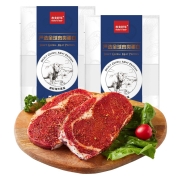 农夫好牛 国产静腌调理牛排 西冷眼肉牛排组合套餐  180g*6片 烤肉烧烤食材 牛肉生鲜冷冻