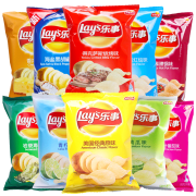 乐事（Lay's） 薯片袋装小包装网红小吃零食好吃的居家追剧休闲百事食品年货零食 薯片红烩味12g/袋