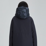 【远征系列】波司登羽绒服男女同款2022年冬季新款极寒户外露营中长款鹅绒外套B20142310XS 黑色8056 165/88A