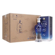 PLUS会员：YANGHE 洋河 天之蓝 蓝色经典 旗舰版 42%vol 浓香型白酒 520ml*6瓶 整箱装