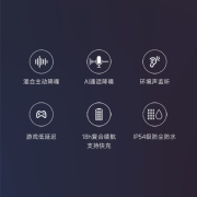 漫步者（EDIFIER）Lambo Pro真无线主动降噪蓝牙耳机 降噪耳机 蓝牙耳机 游戏耳机 安卓苹果手机通用 骑士黑