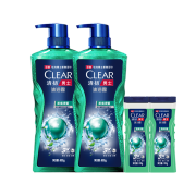CLEAR 清扬 男士祛痘平衡控油沐浴露 600ml*2+100m*2