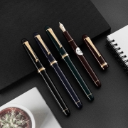 百乐（PILOT） CUSTOM 74经典贵客钢笔 14K金墨水笔 经典FKK-1000R含上墨器 【黑色】 M尖/约0.7mm