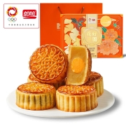 京喜APP、PLUS会员：PANPAN FOODS 盼盼 花好月圆礼盒 水果多口味 480g 6枚装