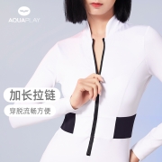 aquaplay连体泳衣女2022新款性感显瘦游泳衣专业防晒潜水服冲浪服
