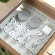 侑家良品 数据线收纳电线魔术贴扎带缠绕线理线器粘扣束线理线带 5米