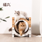 福丸 猫抓板 猫咪耐用磨爪器 大号玩具 拼色吊床立式猫抓板