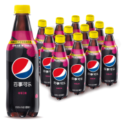 PLUS会员：百事 可乐 无糖 树莓味 500ml*12瓶×4件