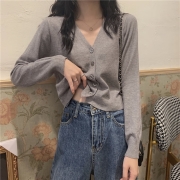 夏娃的色彩 长袖冰丝针织衫 XW-501