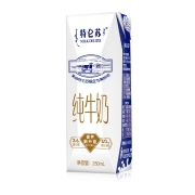蒙牛×京东PLUS会员联名款 特仑苏 纯牛奶 250ml*16*4箱新老包装随机发货（一个周转箱）礼盒装