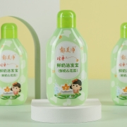 郁美净儿童花蕊洁发宝200g   宝宝洗发水  洗发露 儿童洗发膏