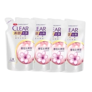 CLEAR 清扬 净爽去屑樱花洗发露 200g*4
