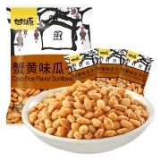 甘源 休闲零食 瓜子仁 蟹黄味 坚果炒货特产小吃葵瓜子 200g/袋