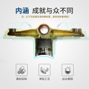欧琳（OULIN） 卫浴 淋浴花洒套装 全铜主体 增压顶喷 升降沐浴套装 CH305S三出水套装
