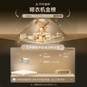 云米智能声控电动晾衣架lite 1C 【小爱声控+APP智控+无线遥控】LED照明 四杆伸缩 免费安装