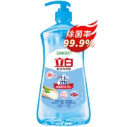 立白盐洁洗洁精1.1kg 食品级 99%除菌 高效去油 宝宝餐具果蔬适用 温和不伤手