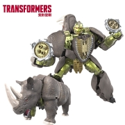 变形金刚(Transformers) 儿童男孩玩具车模型变形手办礼物 决战塞伯坦王国航行家级 犀牛勇士F0695