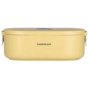 PLUS会员：LOCK&LOCK 乐扣乐扣 EJR219 电热饭盒 0.7L 奶油黄