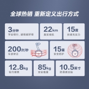 九号平衡车 小九  体感智能骑行 遥控漂移成人电动车 双电机驱动 超长续航 小米米家 白色