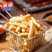 30年经典老牌，真虾非油炸：亲亲 原味虾条 80gx5包