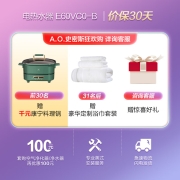 史密斯60升电热水器 专利免更换镁棒 短款小尺寸 金圭内胆8年包换 速热节能 高清大屏E60VC0-B 一级能效节能