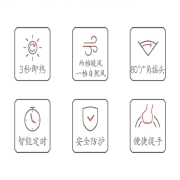 京东京造 塔式摇头暖风机 取暖器/电暖器/电暖气片家用/热风机塔式速热广角摇头节能电暖风机