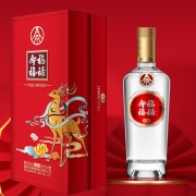 五粮液股份 福禄寿禧柔和 浓香型白酒 52度 500ml 单瓶装（婚宴送礼高度白酒礼盒）