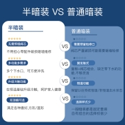 高仪/GROHE恒温淋浴花洒套装 半隐藏式冷触花洒 暗装入墙式淋浴 250MM方形顶喷