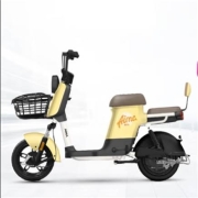 Plus会员：爱玛（AIMA）小yo电动车 48V12AH可提取锂电池 糯糯黄