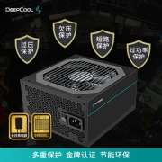 九州风神（DEEPCOOL) DQ750 金牌全模组/10年质保/全日系电容/寿命更持久/电脑主机电源750W