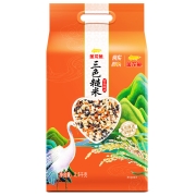 金龙鱼 杂粮三色糙米 2.5kg（黑米 红米 糙米 五谷杂粮 粗粮主食 真空装）