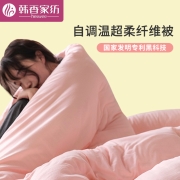 吸湿发热春秋被七孔九孔秋季被子双人3斤4斤丝棉被子春秋冬被加厚