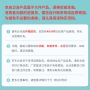 惠达快拆缓降脲醛盖板喷射虹吸式抽水马桶家用座厕方款水箱一级水效HDC6219 305坑距